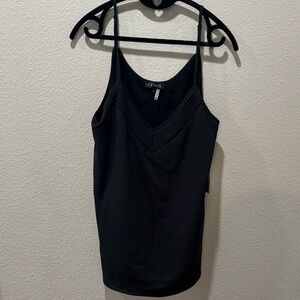 🖤 NWT 1.State Black Spaghetti Strap Tank Top – Size M 🖤